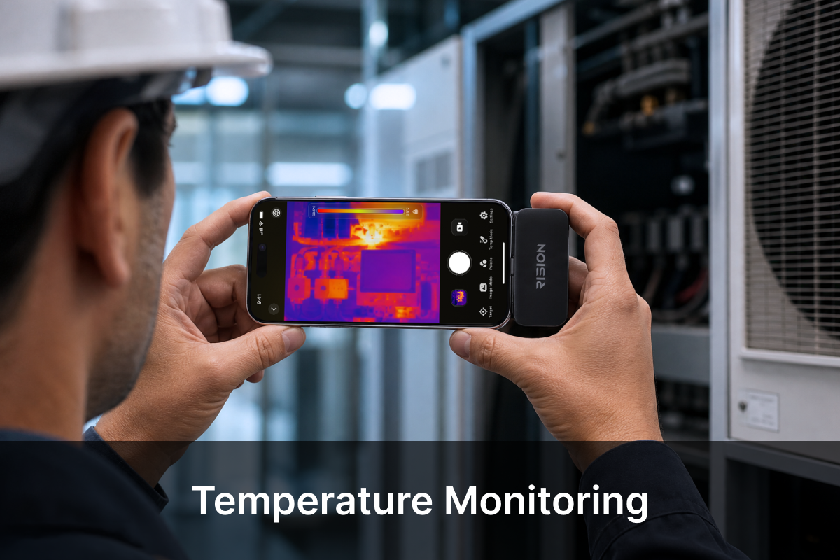 Thermal camera for temperature monitoring