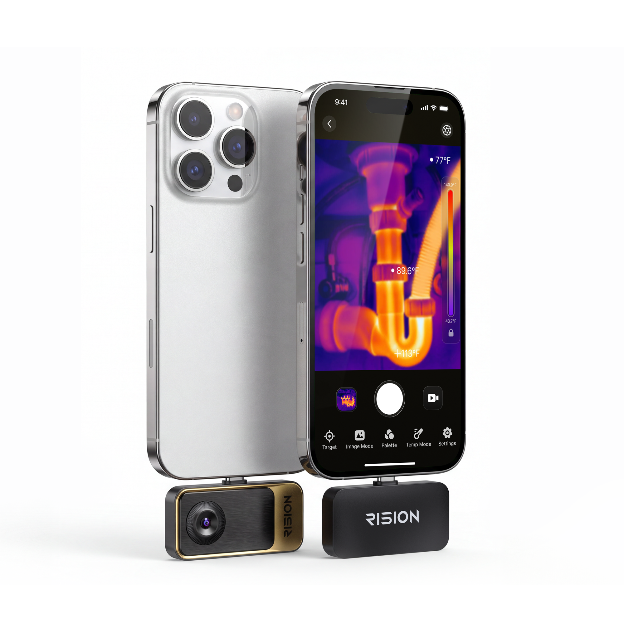 RISION Magic Smartphone Thermal Camera | Home Inspection