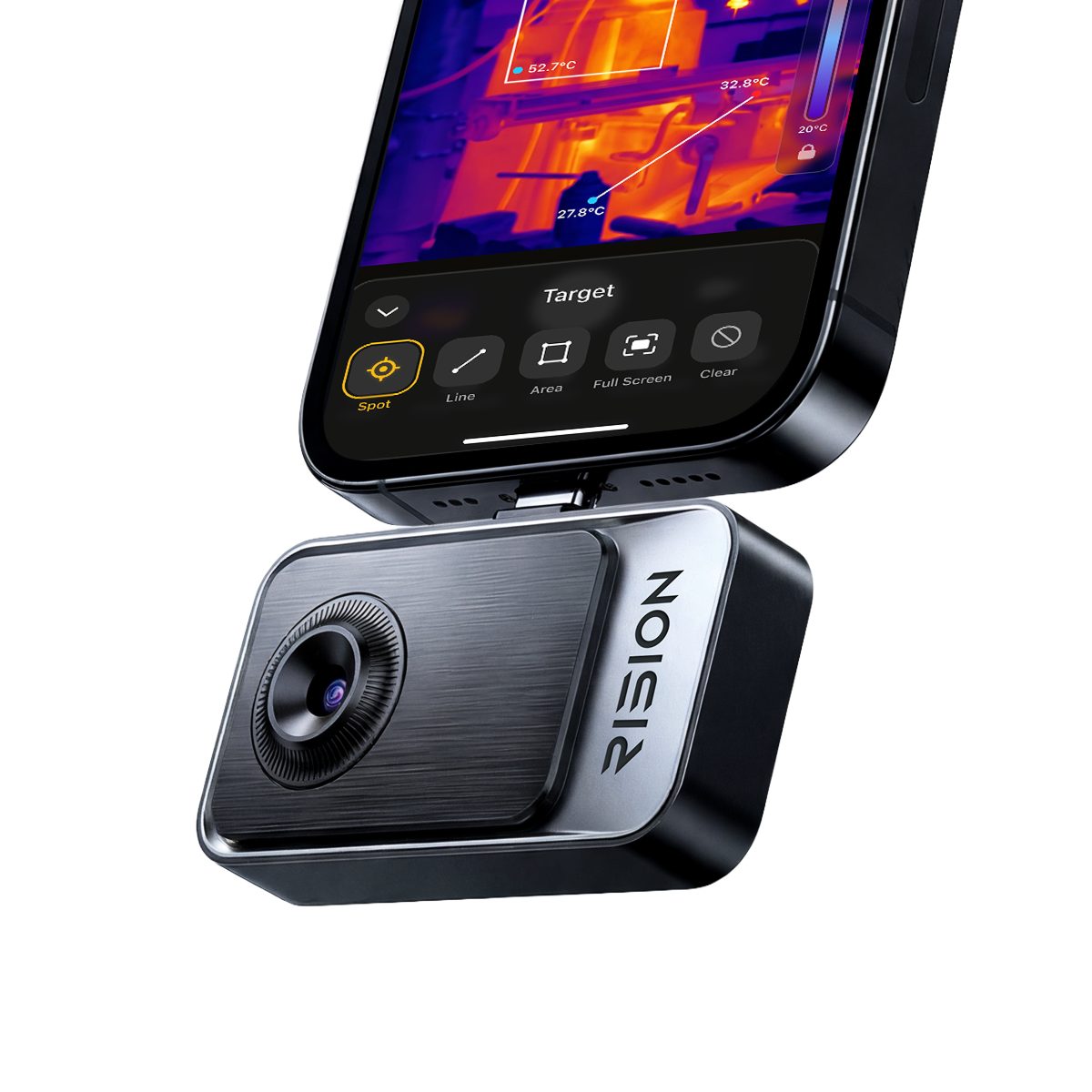 RISION Magic Pro Thermal Camera for Smartphone