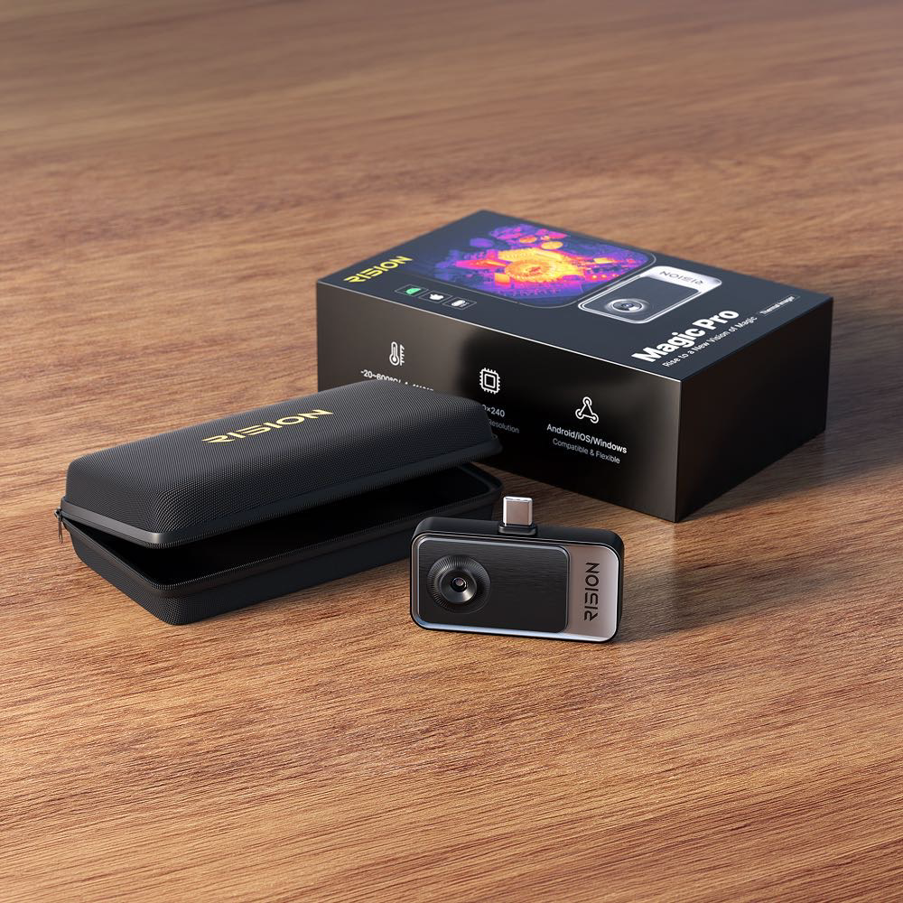 RISION Magic Pro Thermal Camera for Phone | 512×384 Super Resolution