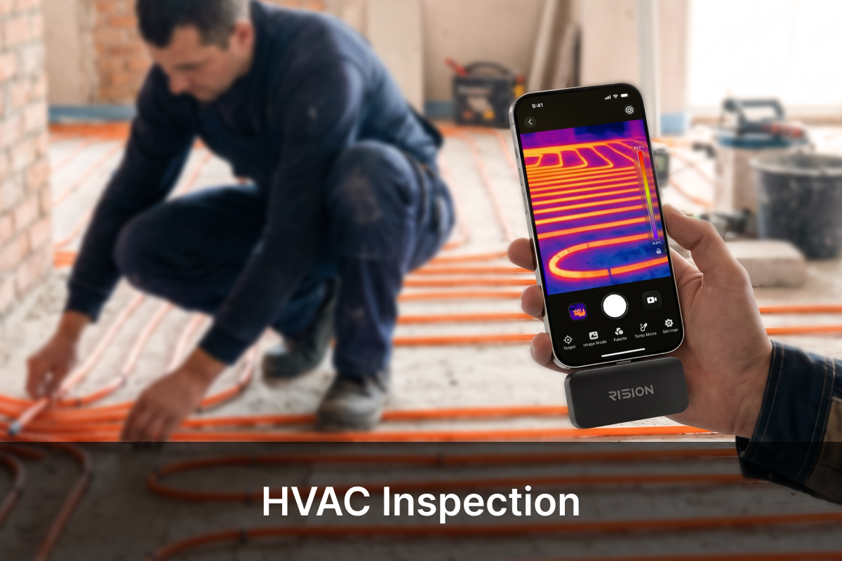 Thermal camera use cases: energy loss, HVAC issues, moisture and electrical hotspots at home