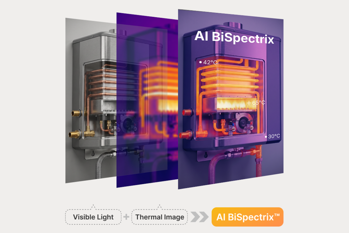 Proprietary Single-Lens AI Dual-Light Fusion