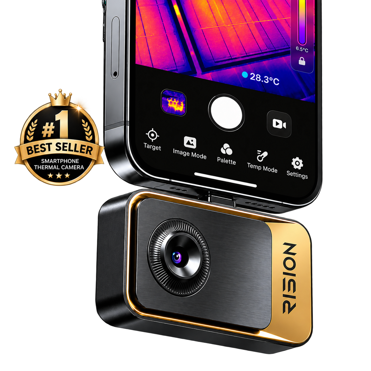 RISION Magic Smartphone Thermal Camera | Home Inspection